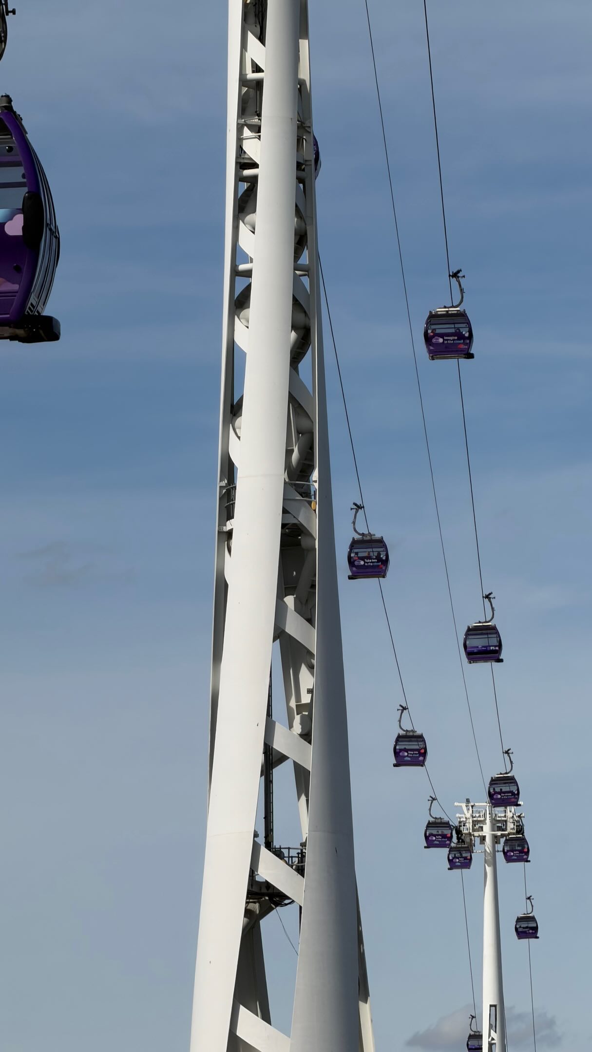Cable Car Views of London's East Bank
