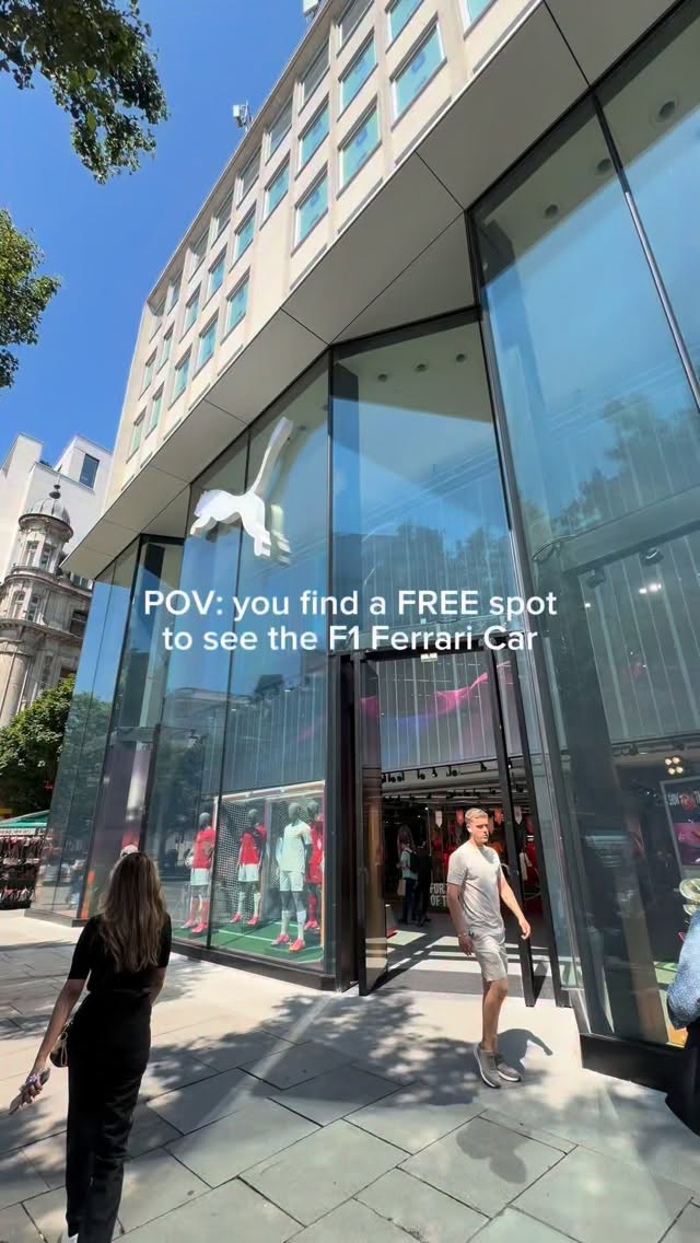 Puma Store Hides a Ferrari Formula 1 Car