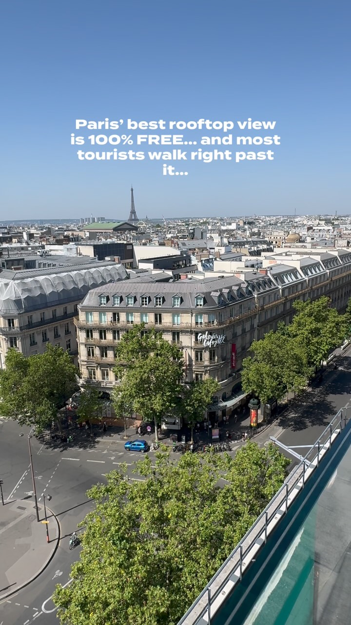 Paris Rooftops With Eiffel Tower Views