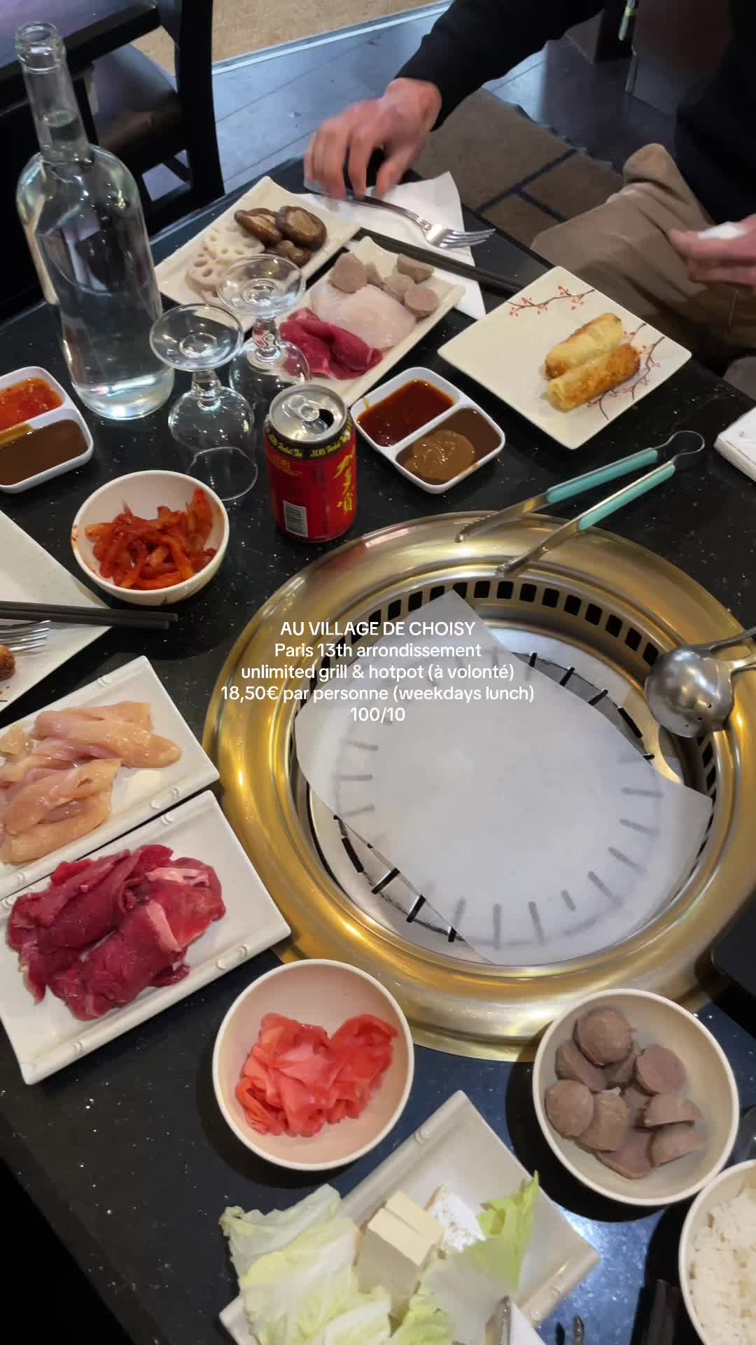 Parisian Hotpot and Korean BBQ Buffet