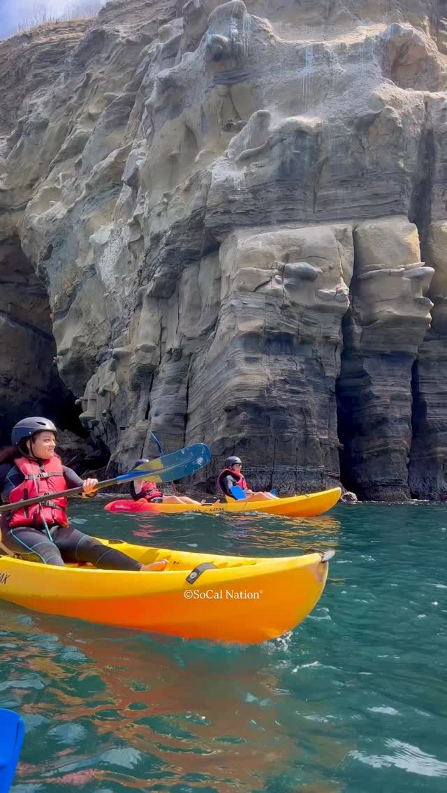 Southern California Sea Cave Kayaking Date Idea