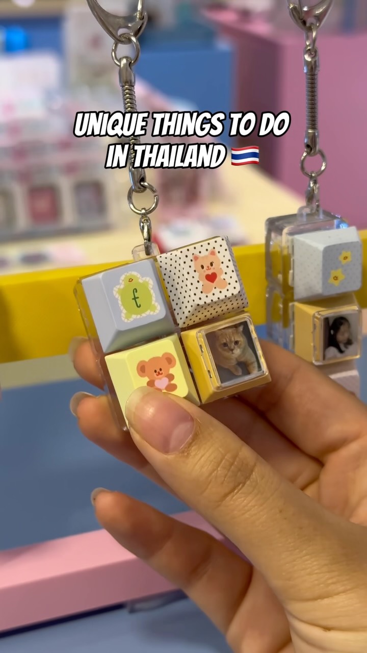 Custom Photo Keychains At Bangkok Pop Up Store