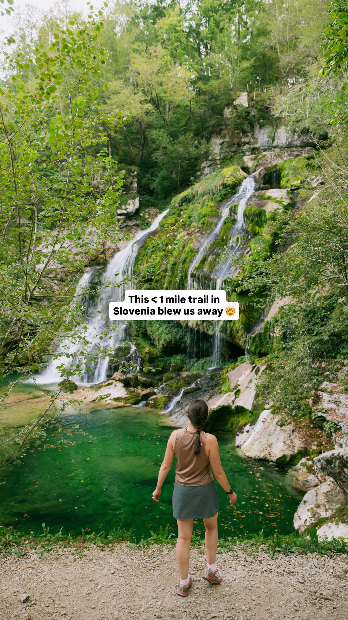Emerald Pools and Waterfalls in Slovenia's Soča Valley