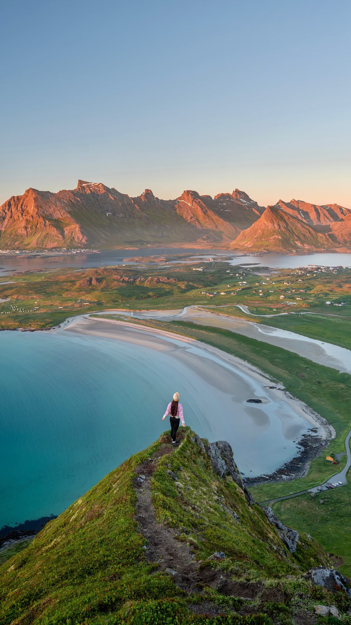 Midnight Sun Views In Lofoten, Norway
