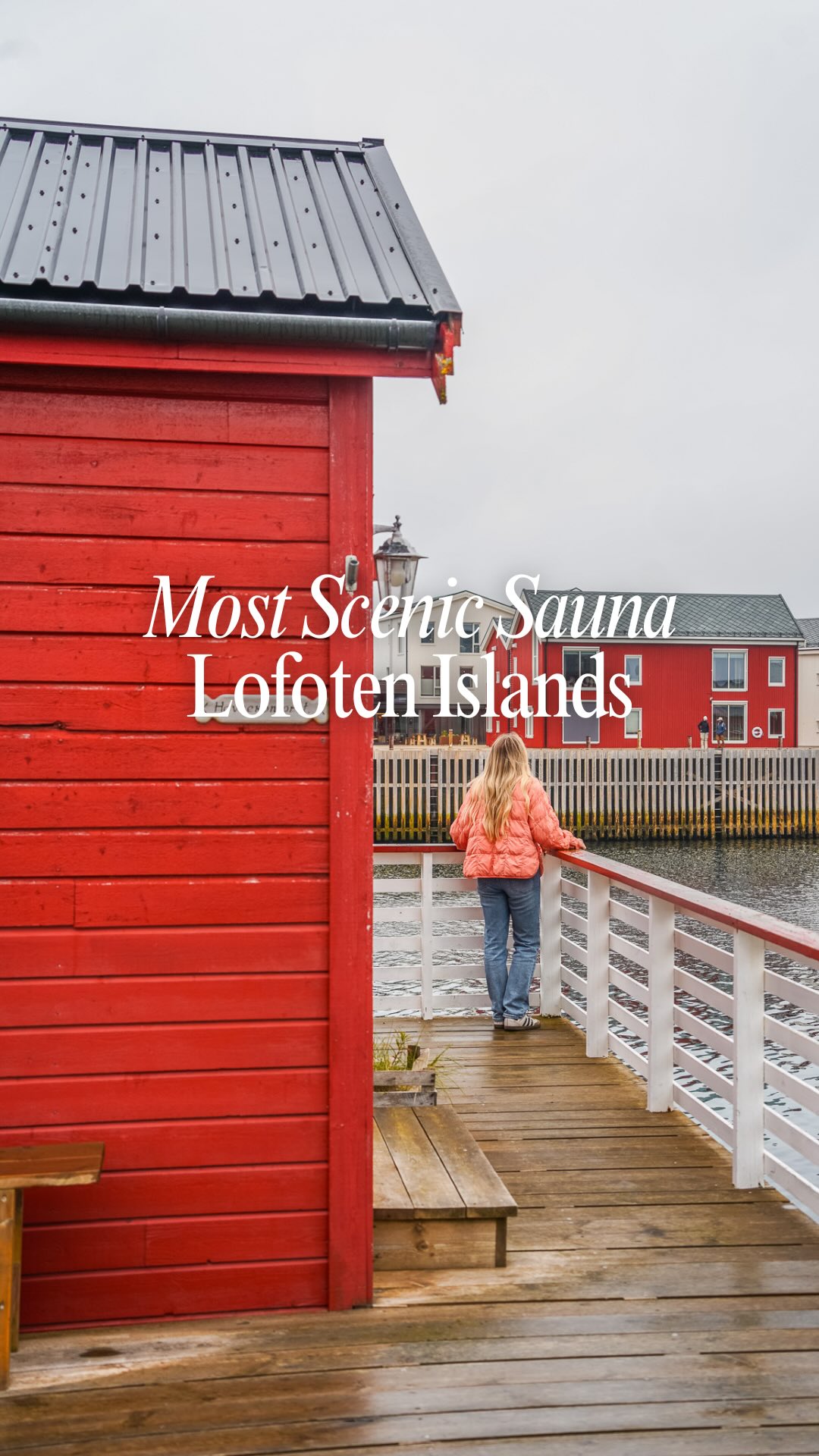 Scenic Lofoten Sauna Overlooking Fjords