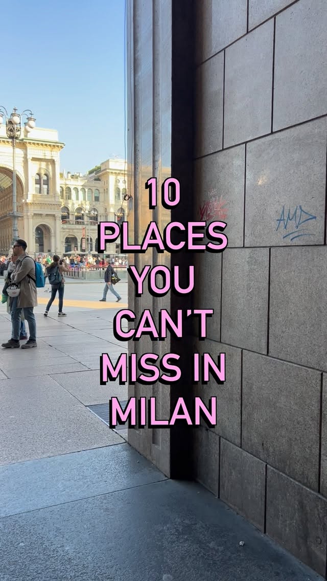12 Places in Milano