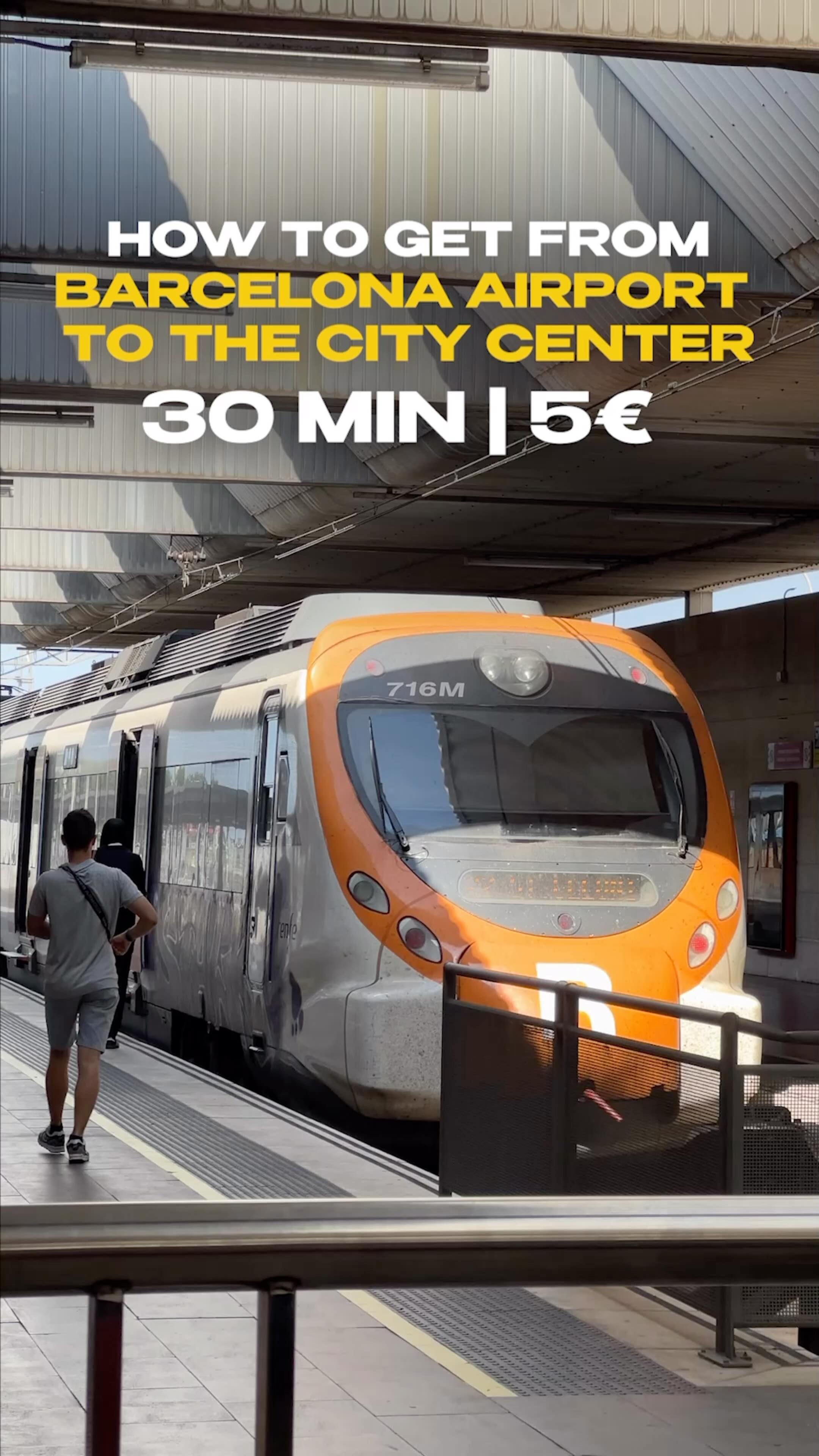 Barcelona Airport Train To City Center