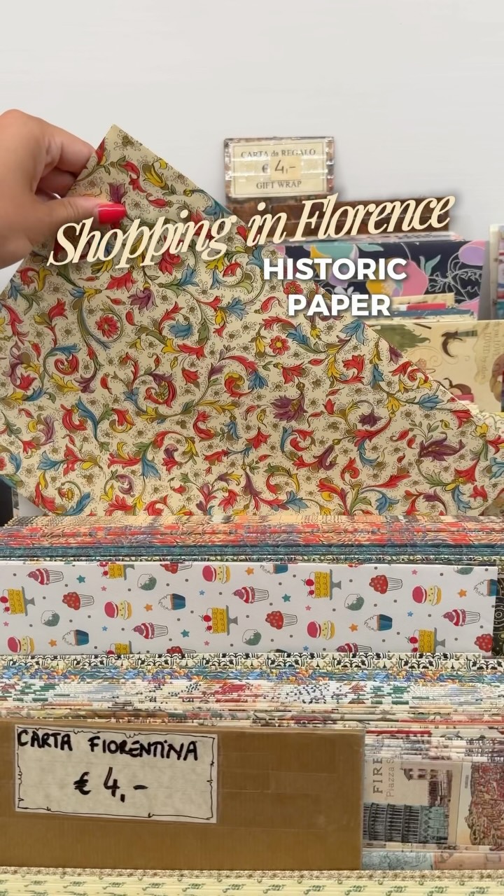 Florence Paper Shops Offer Unique Souvenirs