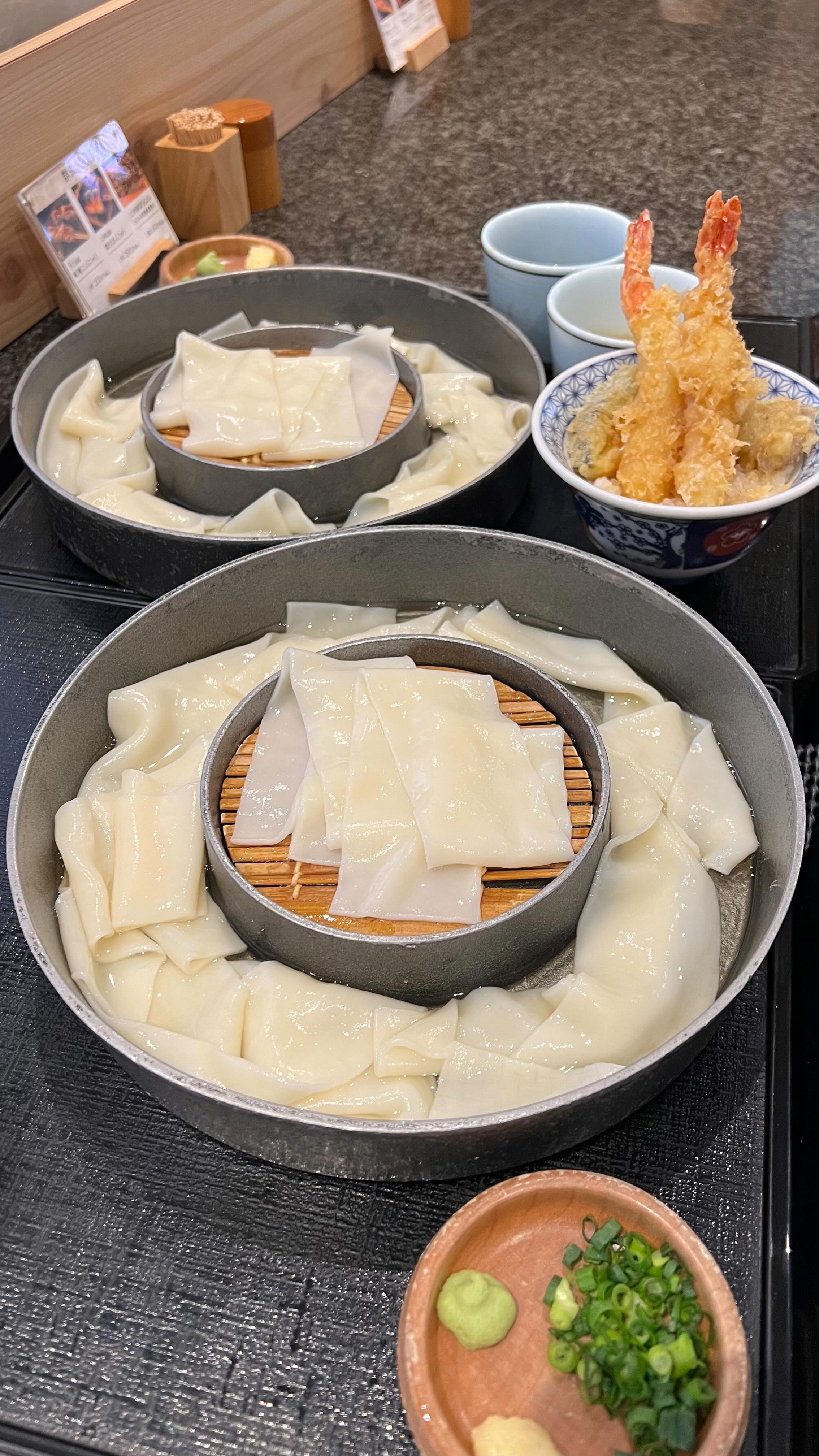 Thick Udon Noodles At Historic Ginza Restaurant