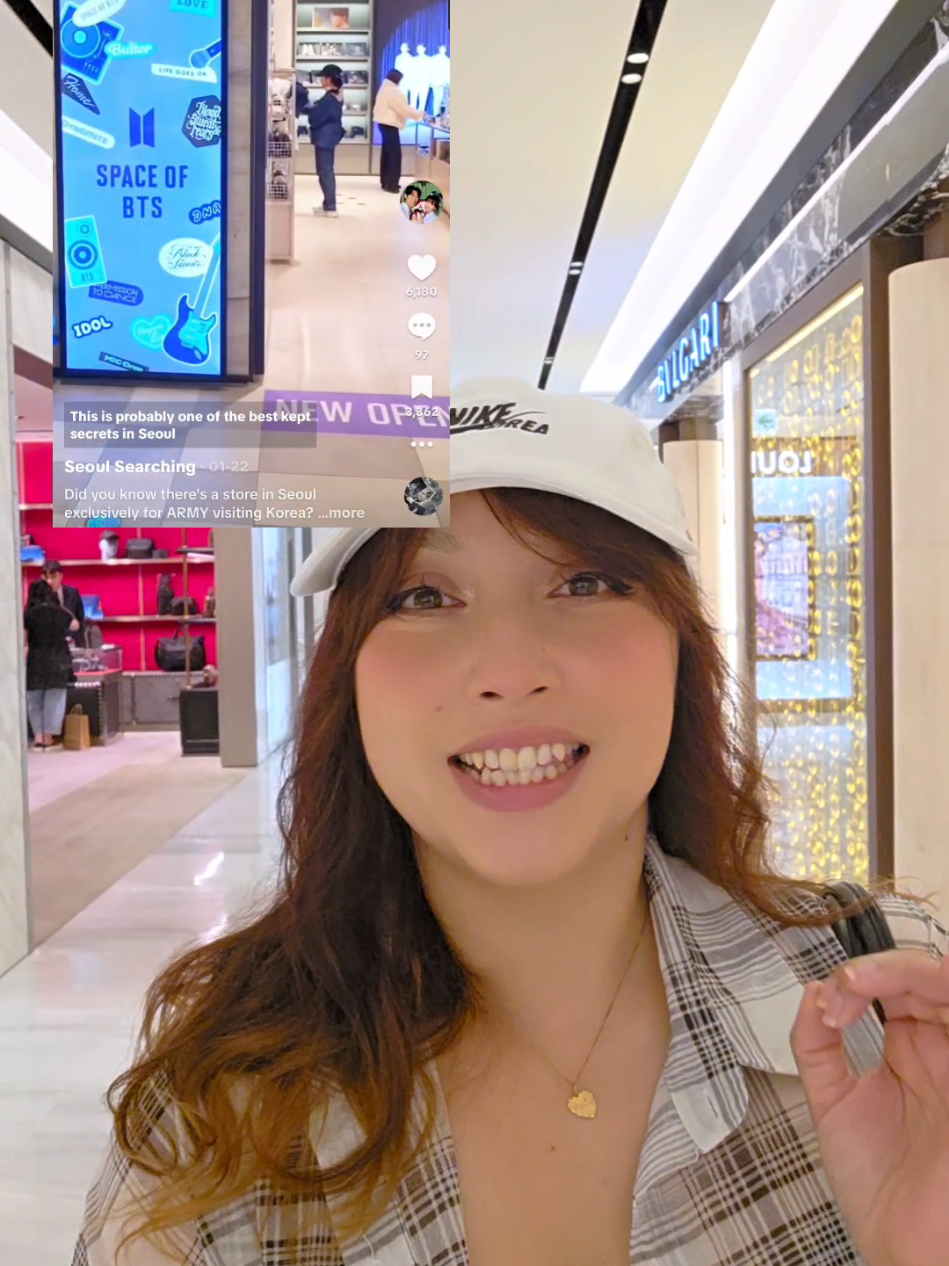 Space of BTS at Shinsegae Duty Free
