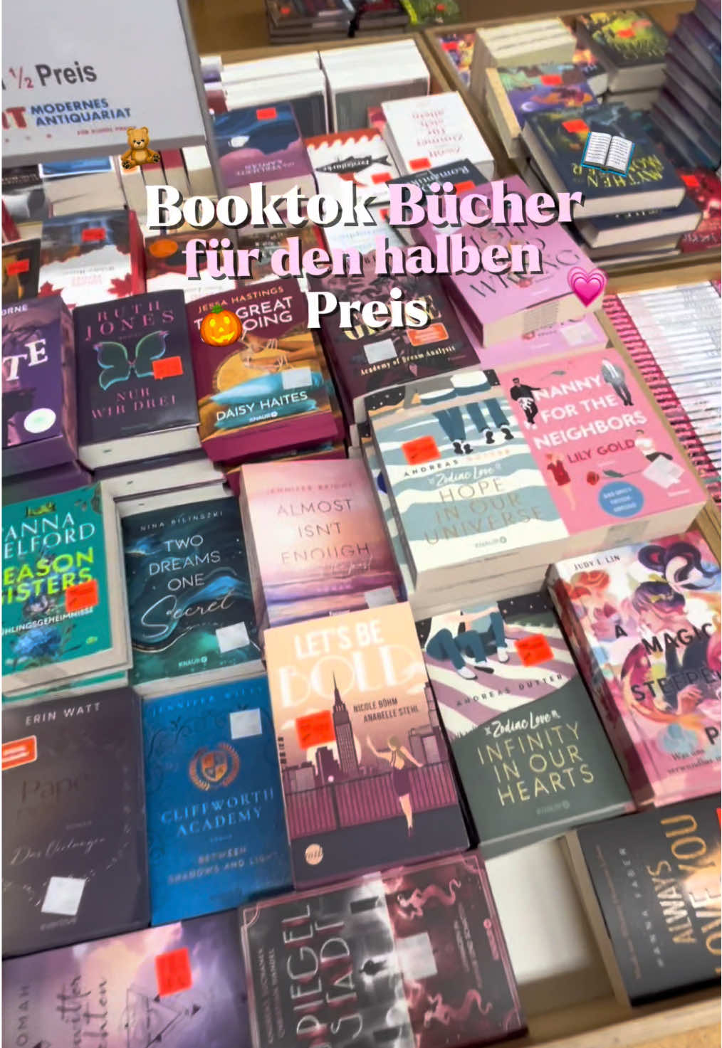 BookTok Book Finds at Bunt Modernes Antiquariat