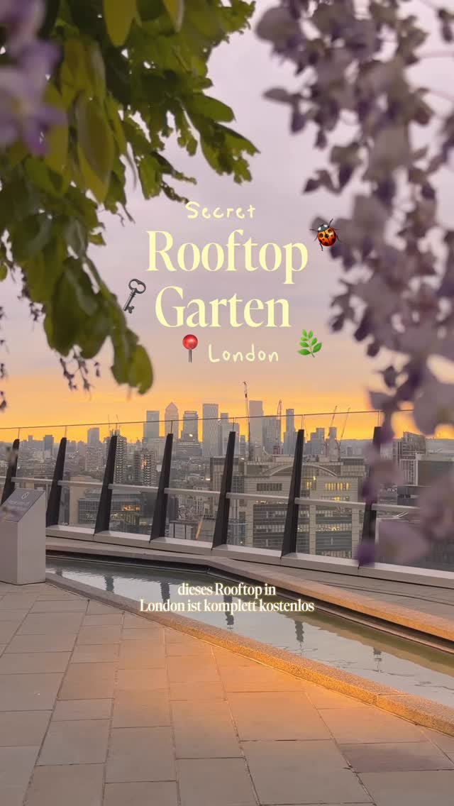 London's Rooftop Gardens Offer City Views