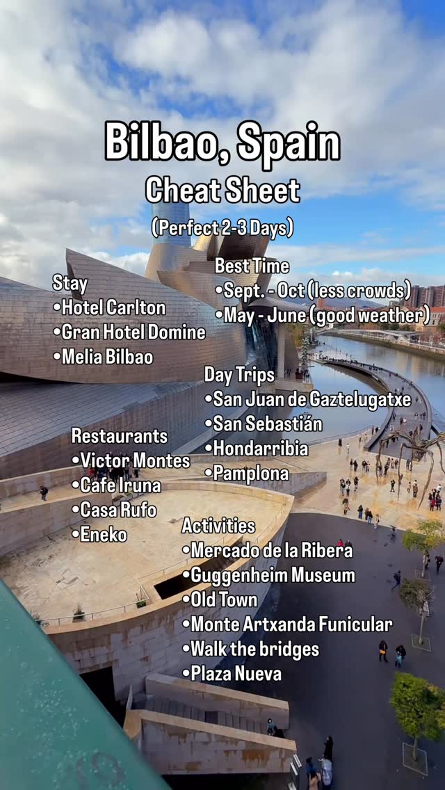 Northern Spain Exploration: Bilbao and Day Trips
