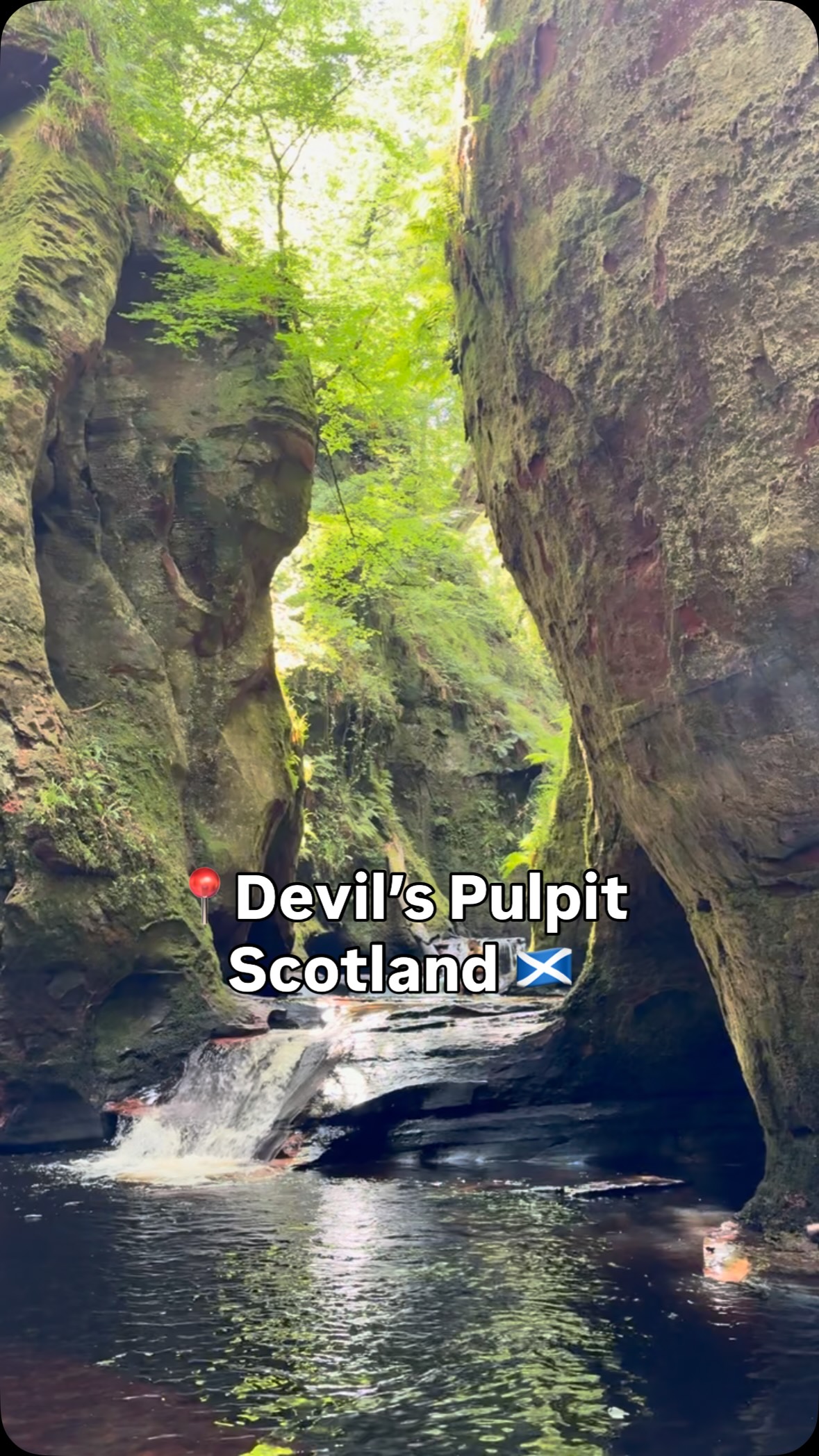 The Devil's Pulpit Gorge And Waterfall