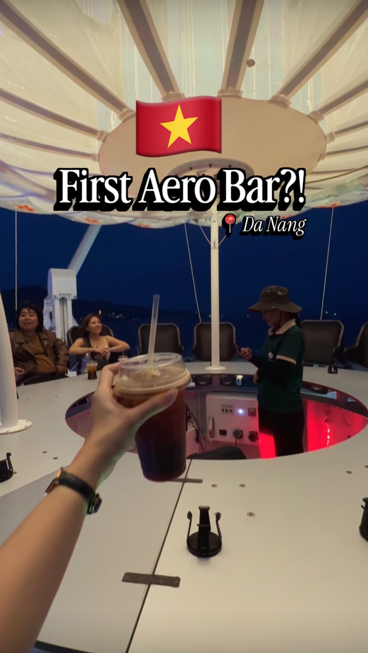 Da Nang Amusement Park Offers Unique Aerobar Experience