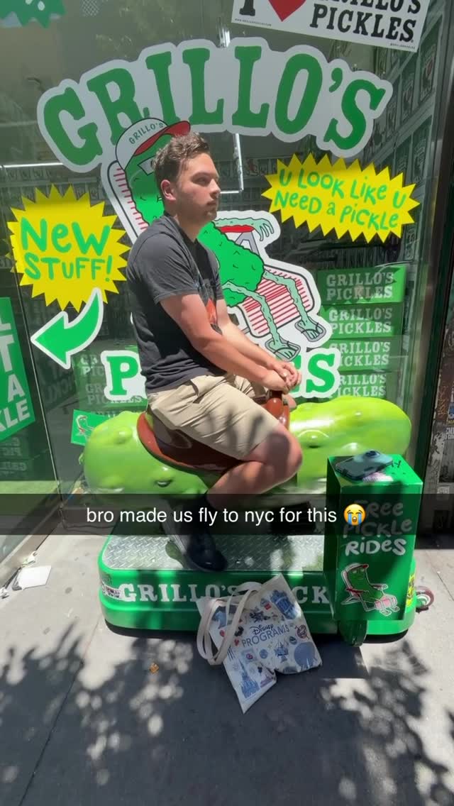 Grillo's Pickles Pop-Up Ride