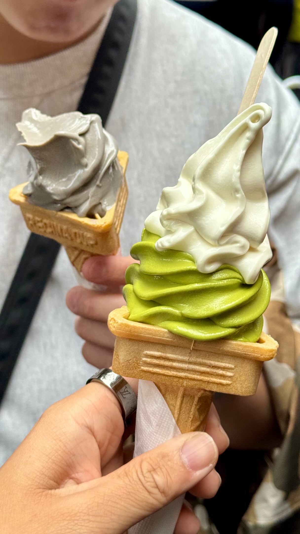 Kyoto's Inverted Tofu Soft Serve Ice Cream