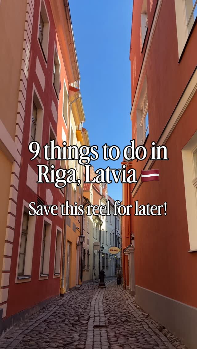 9 Places in Rīga