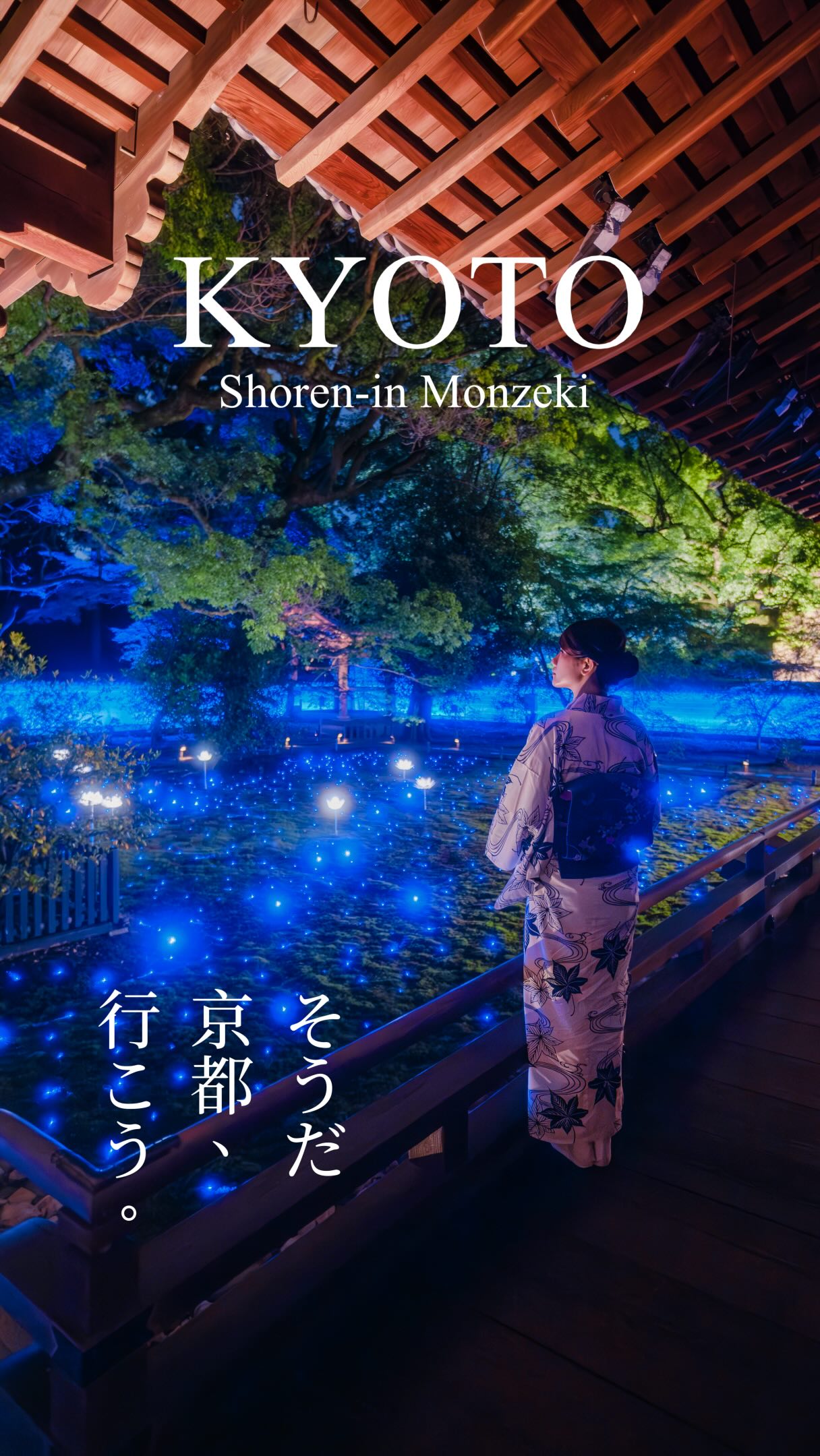 Shoren-in Temple Hosts Summer Illumination Event
