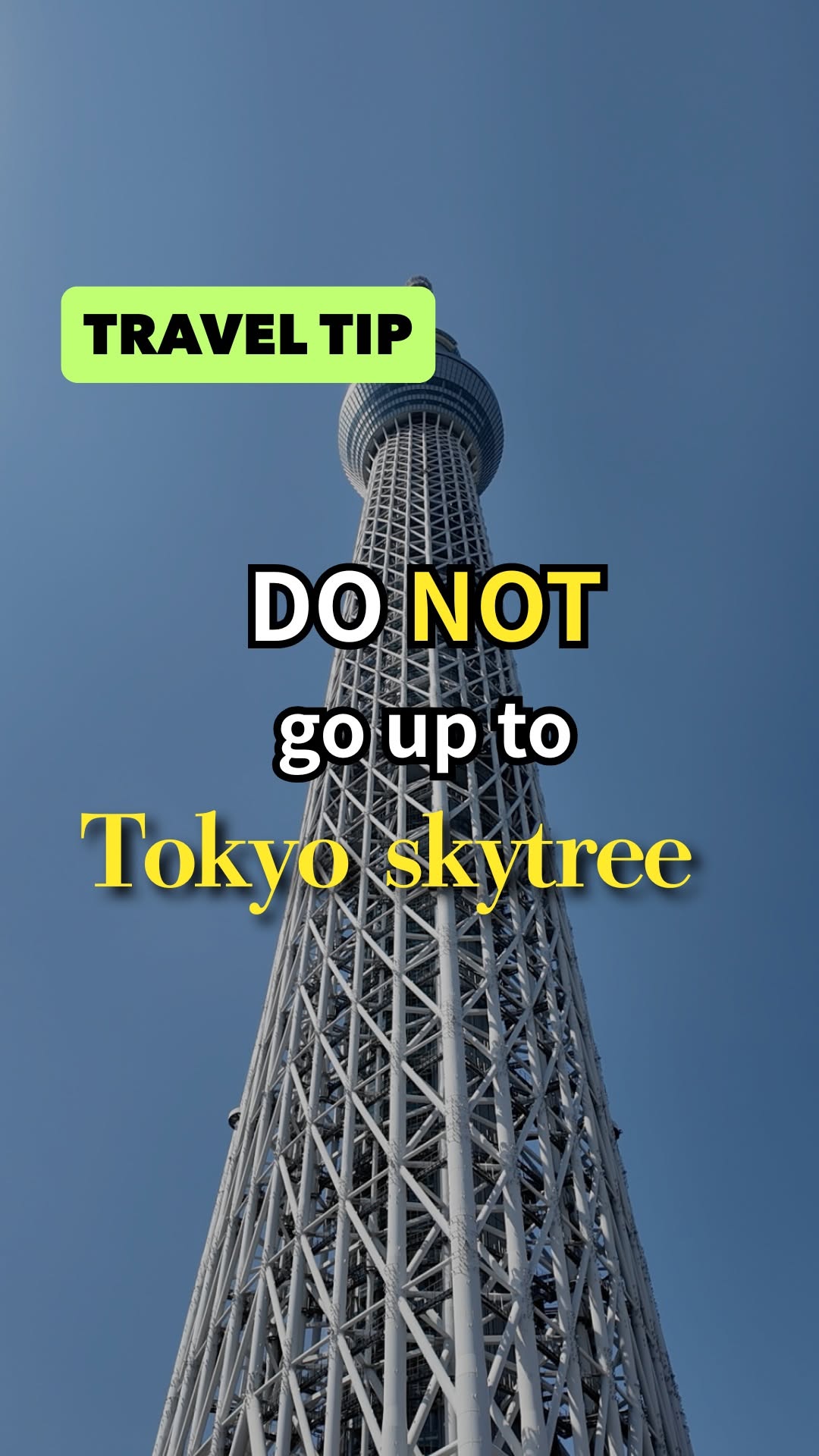 Free City Views Next Door to Skytree