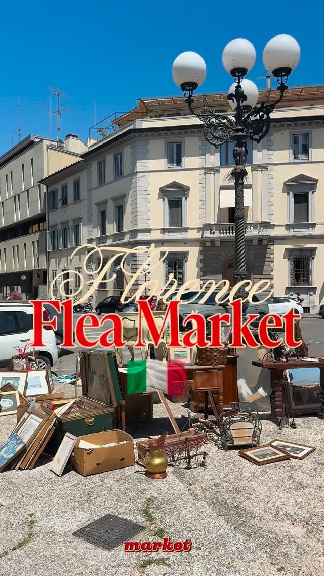 Florence Piazzas Featuring Markets and Memorials