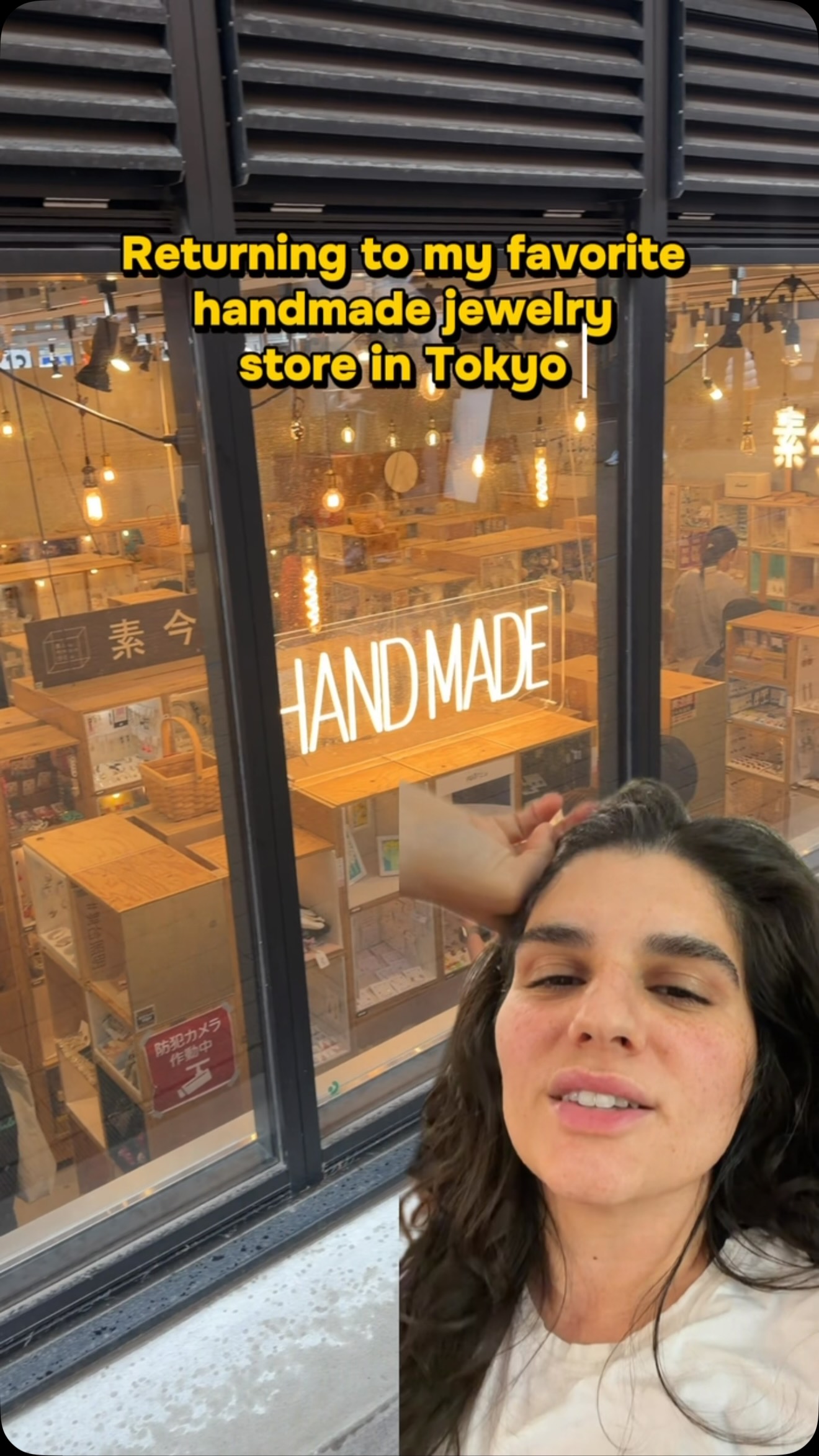 Tokyo Handmade Jewelry Store Cash Only