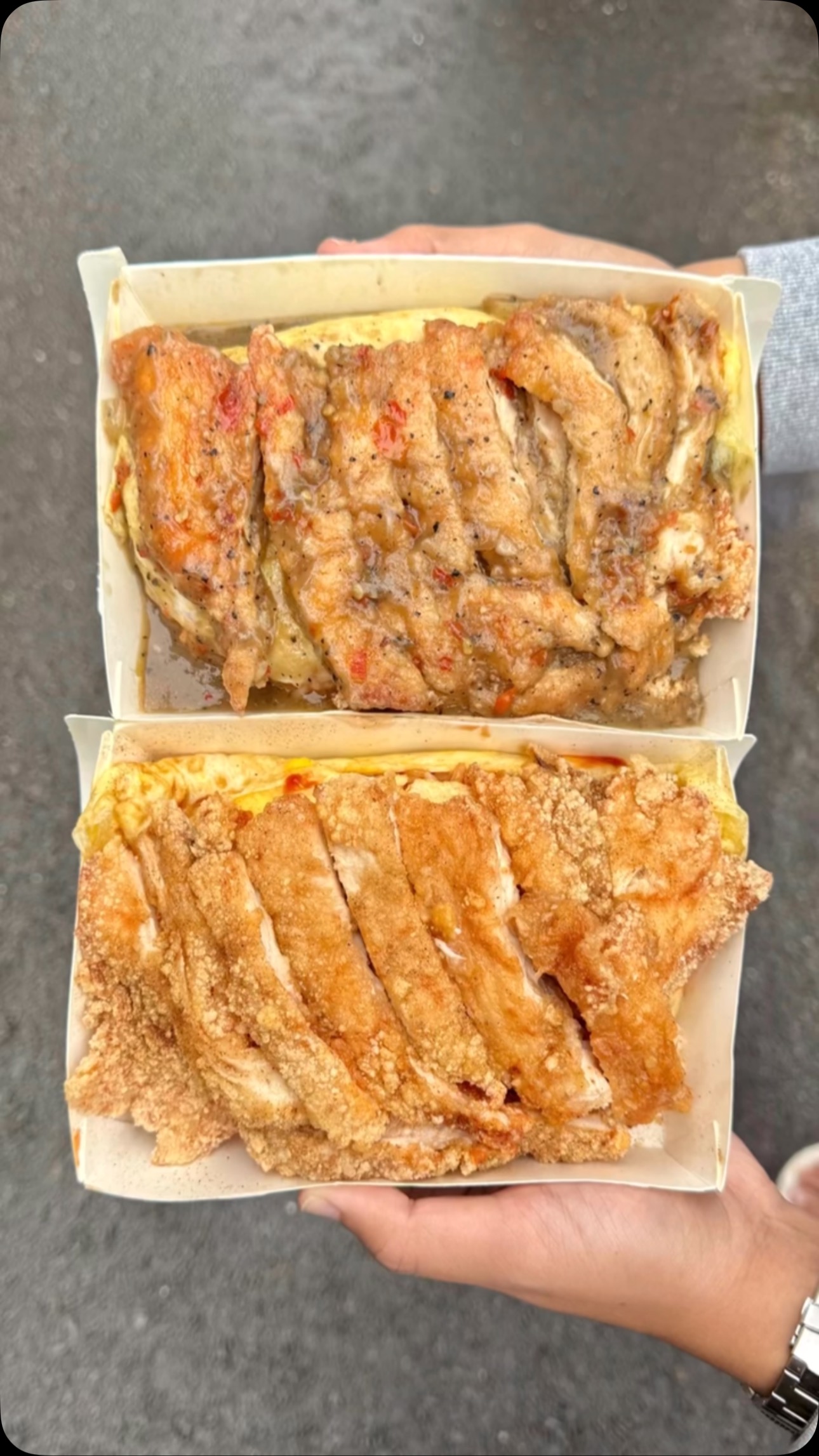 Taiwanese Fried Chicken Cutlet Omelet Rice