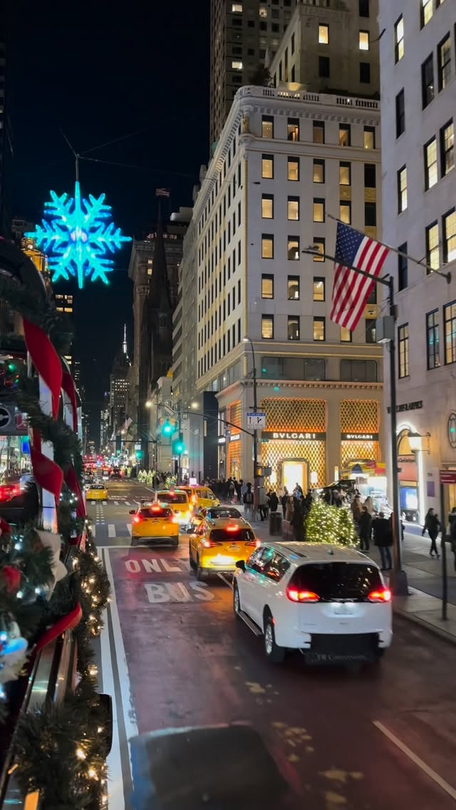 Holiday Lights at Saks Fifth Avenue