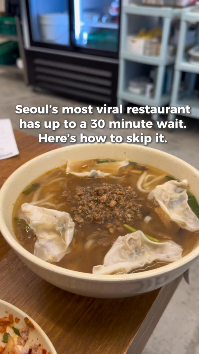 Skip The Line At Seoul's Viral Noodle Restaurant