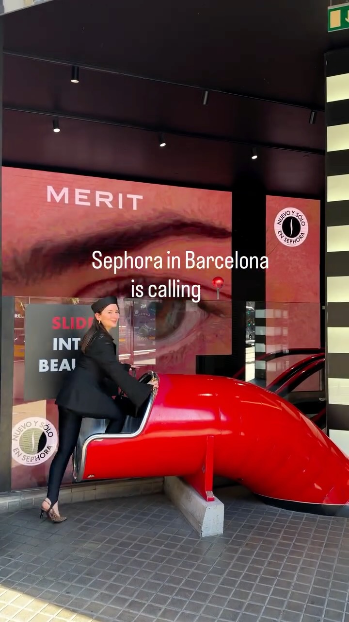 Sephora Flagship Store with Slide Entrance