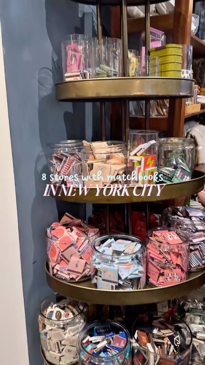 New York City Shops Offering Unique Matchbooks