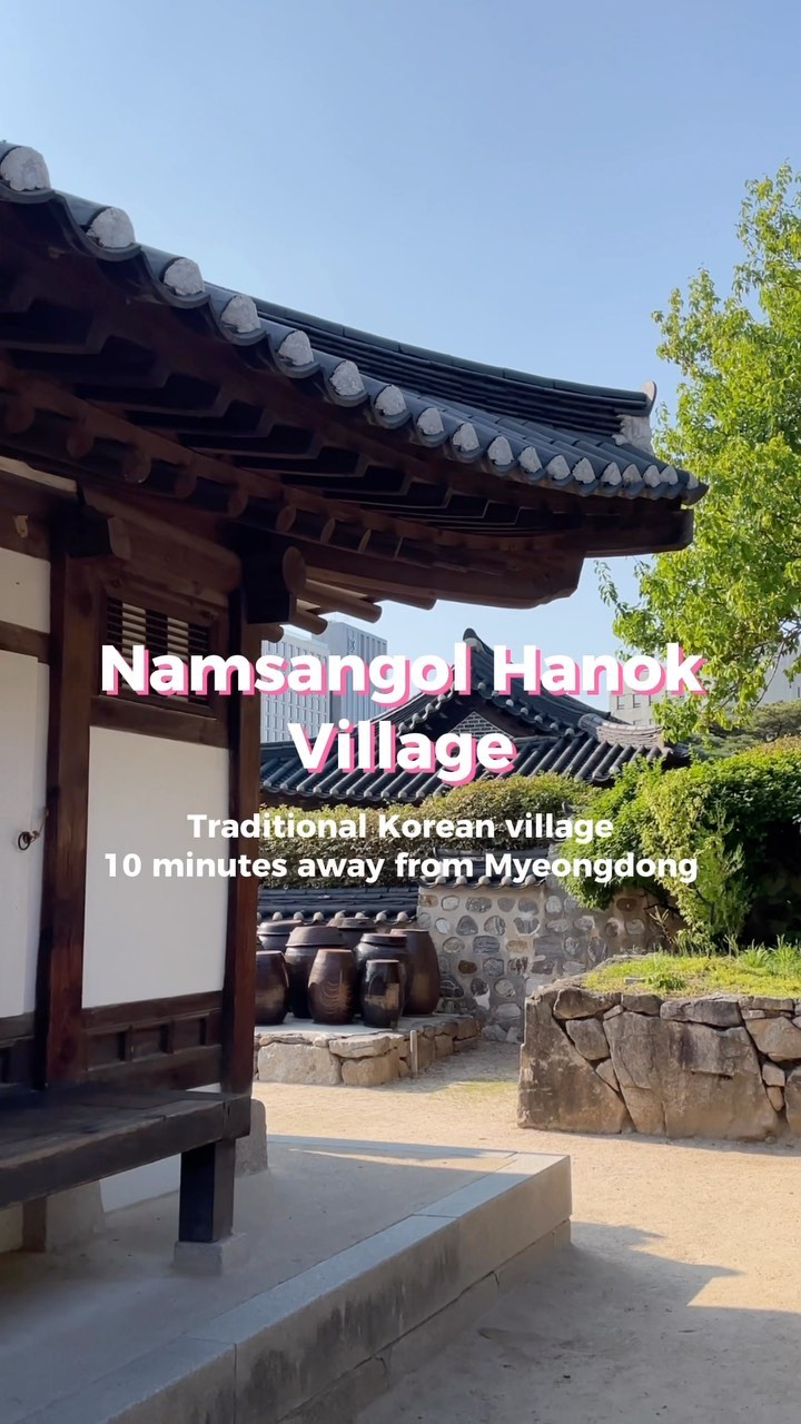 Seoul's Scenic Namsan Area: Hanok Village & Tower