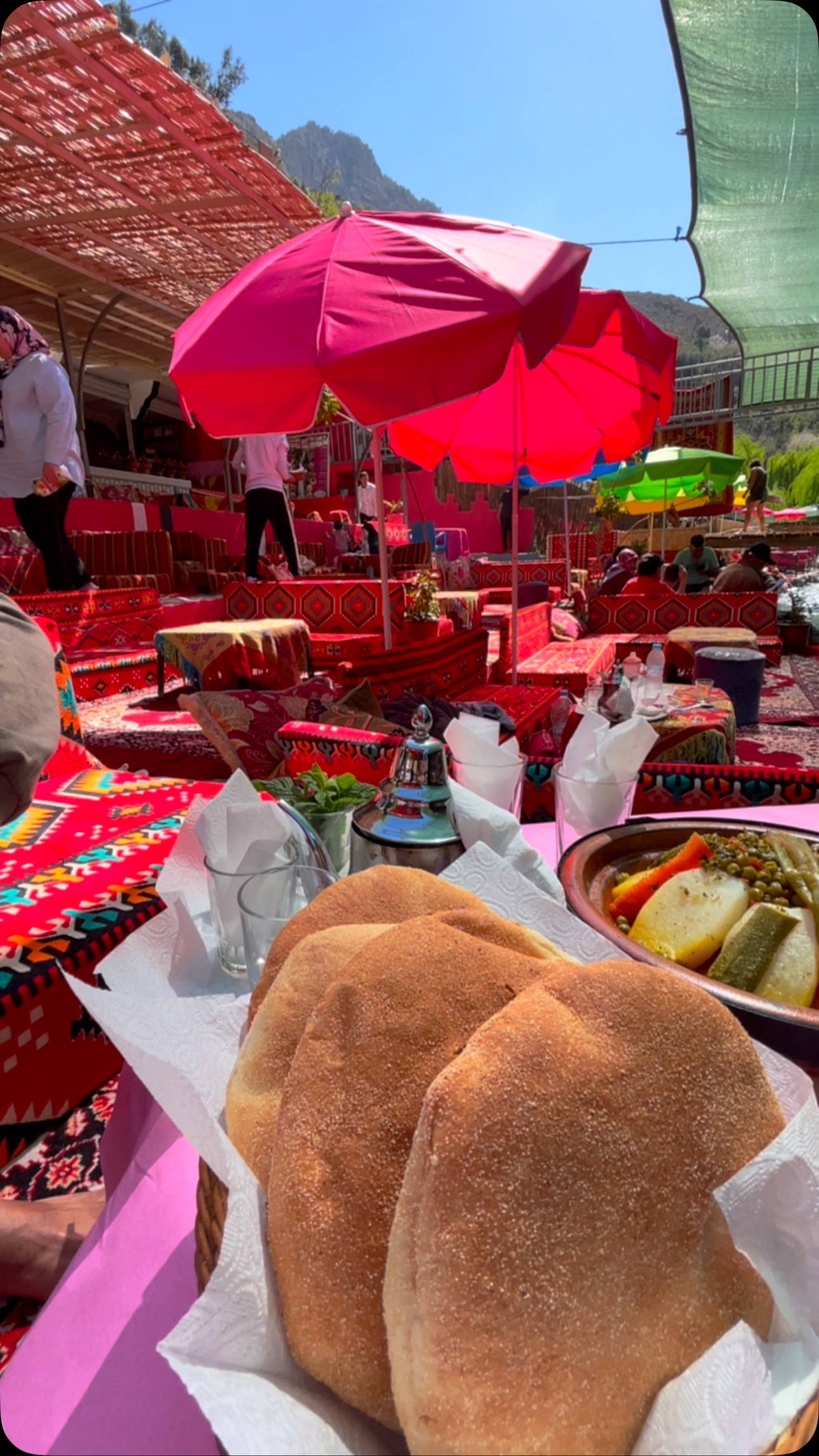 Moroccan Atlas Mountains and Ourika Valley