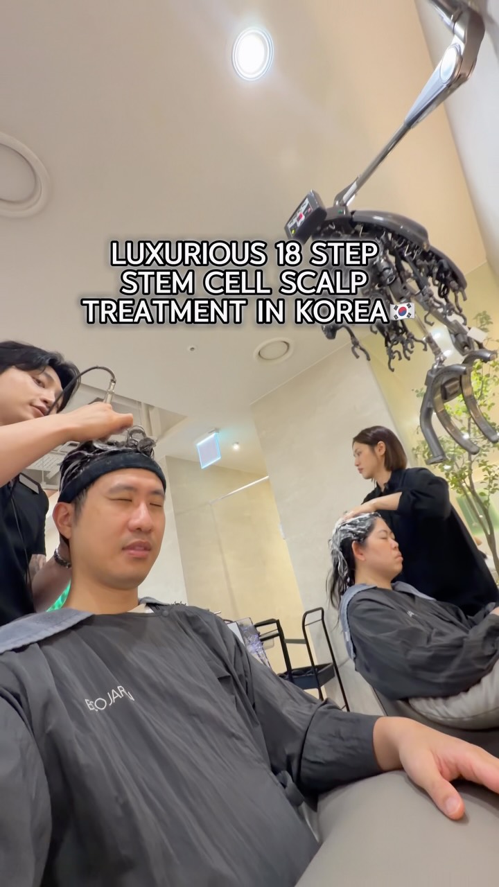 Luxurious Korean Stem Cell Scalp Treatment