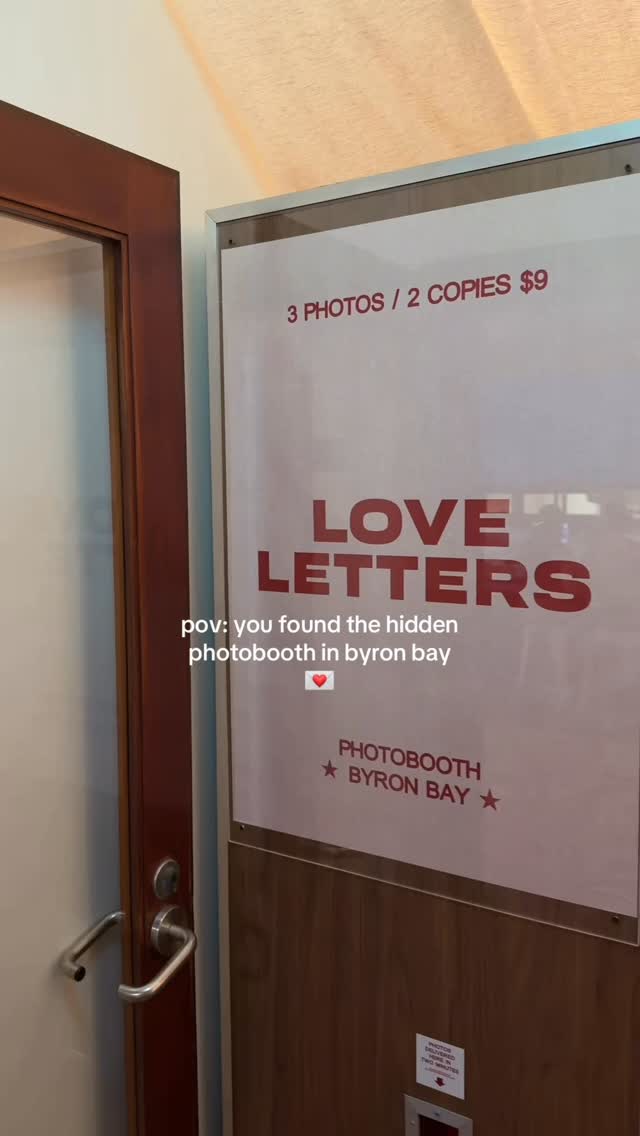 Love Letters Photobooth Offers Unique Byron Bay Photos