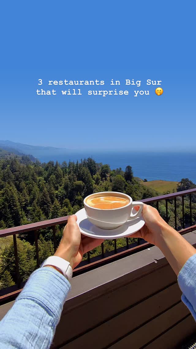 4 Restaurants in Big Sur