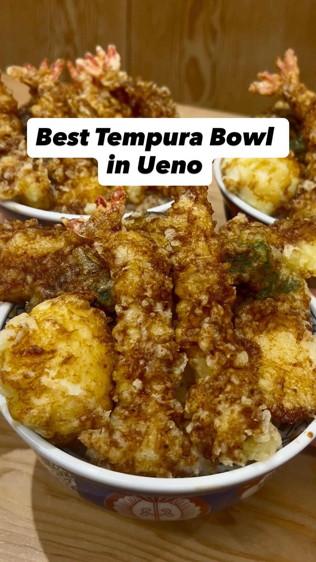Tokyo Izakaya Serves Freshly Fried Tempura Bowls