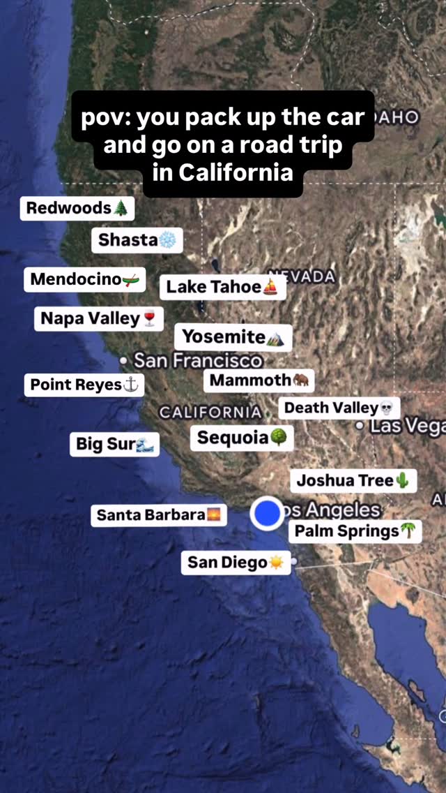 102 Attractions in California