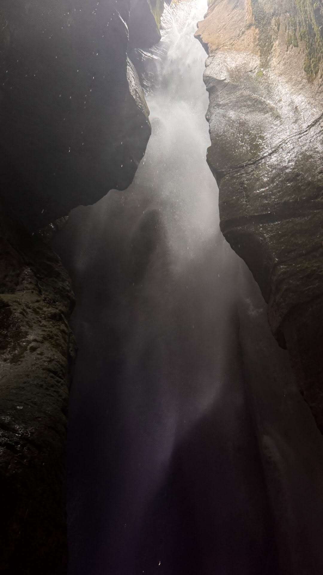 Varone Waterfall Cave Park Near Lake Garda