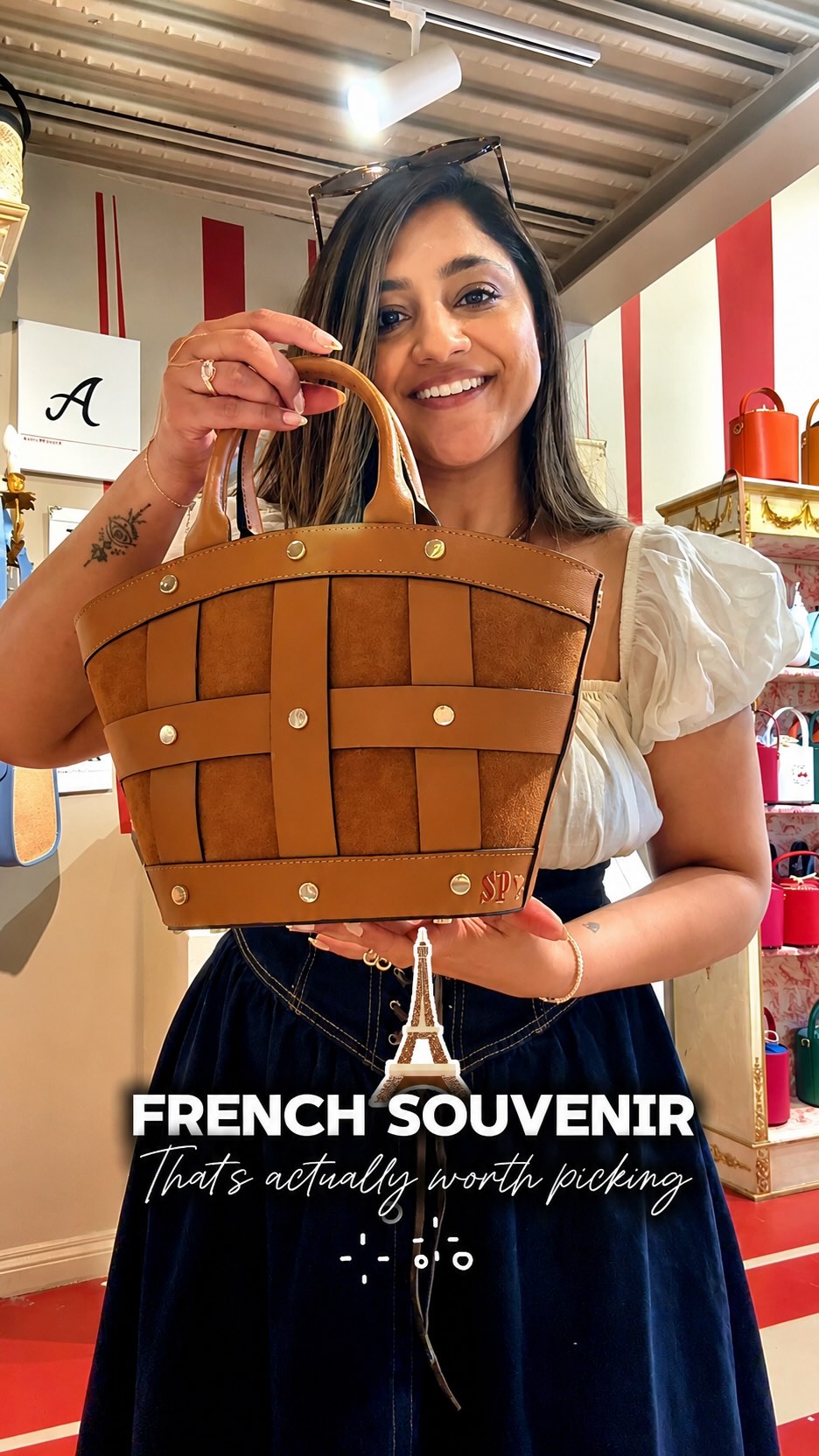Parisian Leather Bag Personalization Experience