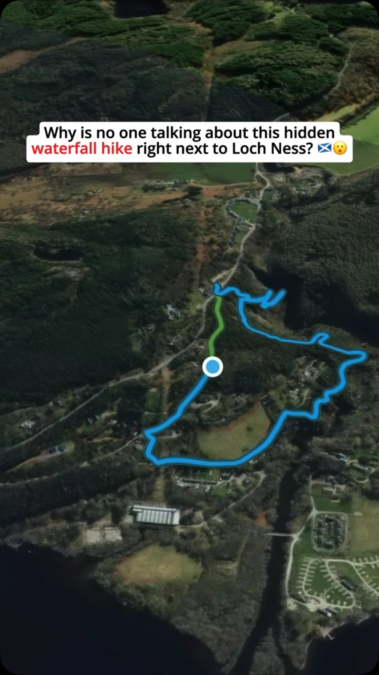 Scotland's Hidden Waterfall Hike Near Loch Ness