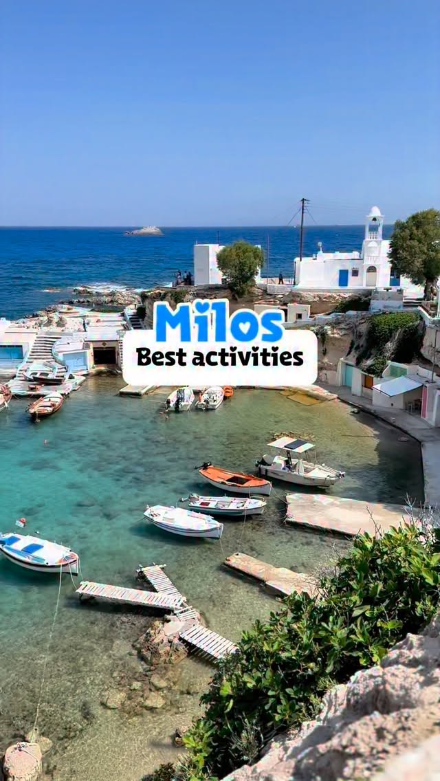 Explore Milos's Volcanic History, Culture, and Nature