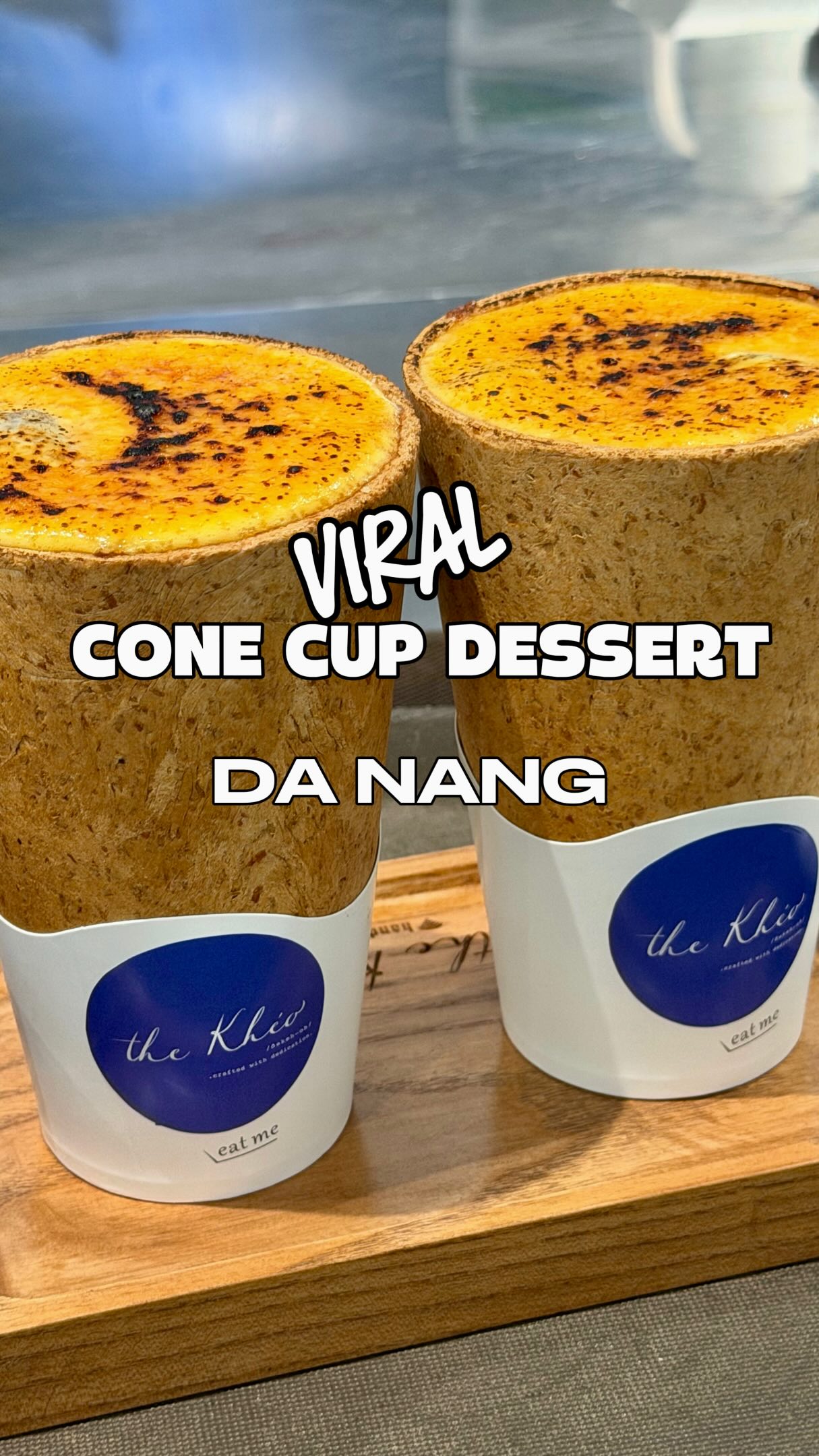 Khéo Coffee Offers Viral Cone Cup Desserts