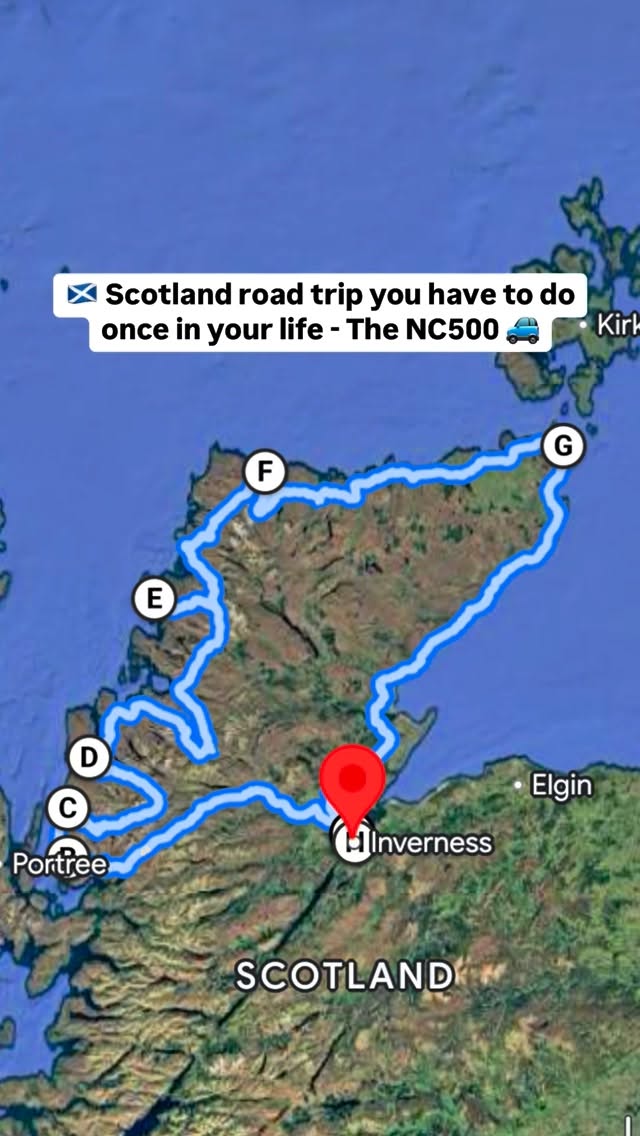 Scotland's Iconic NC500 Road Trip Highlights