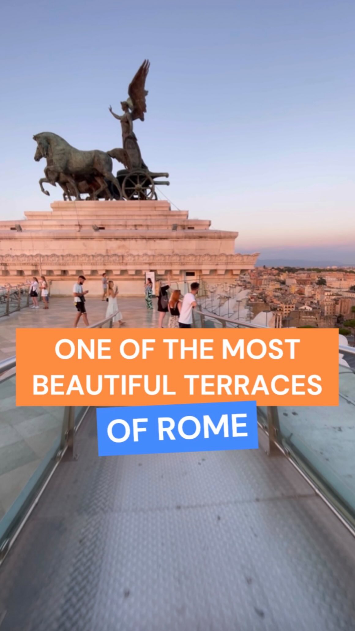 Rome's Vittoriano Monument Offers Sunset Views