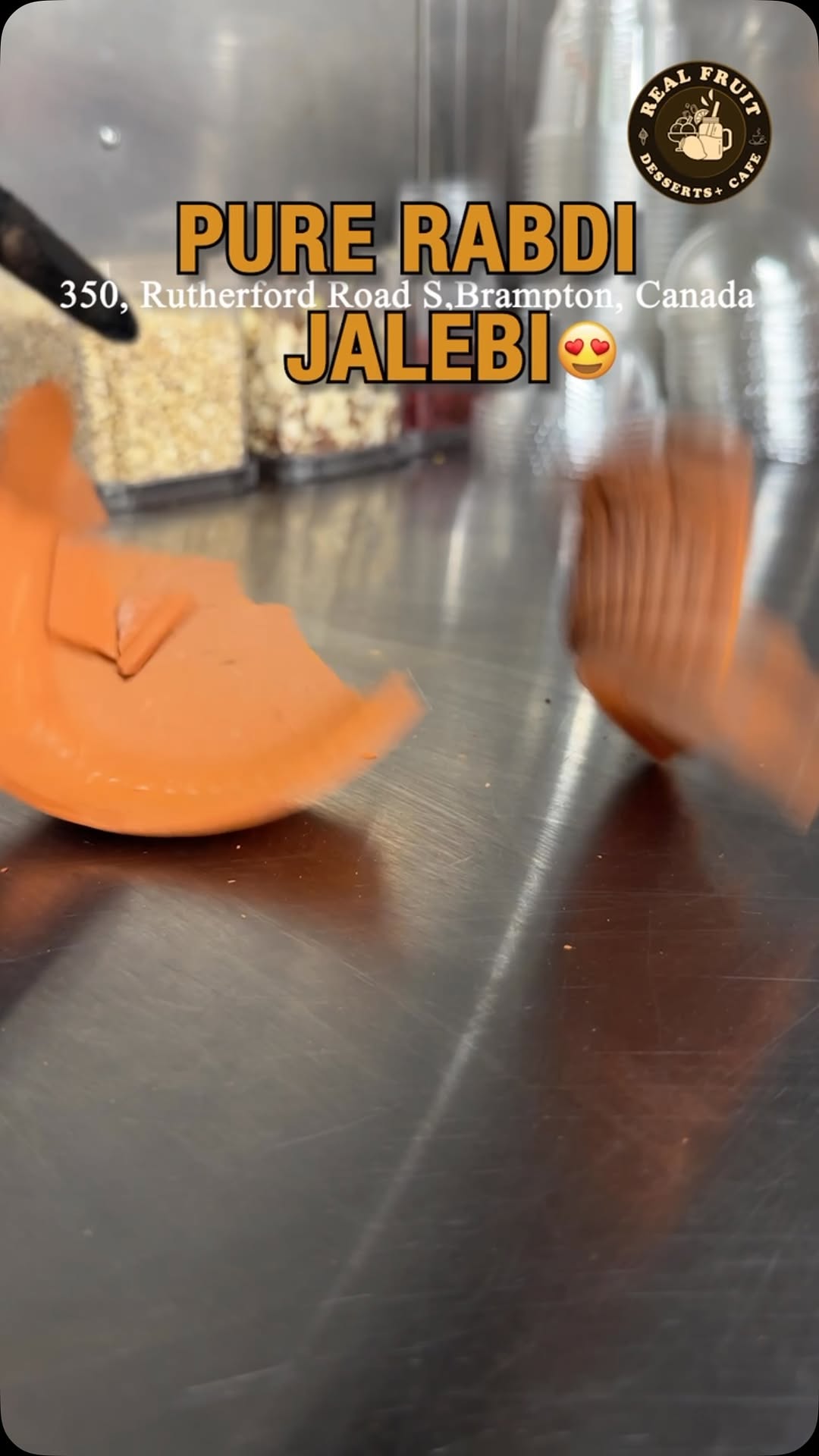Food Truck Serves Classic Rabdi Jalebi Dessert