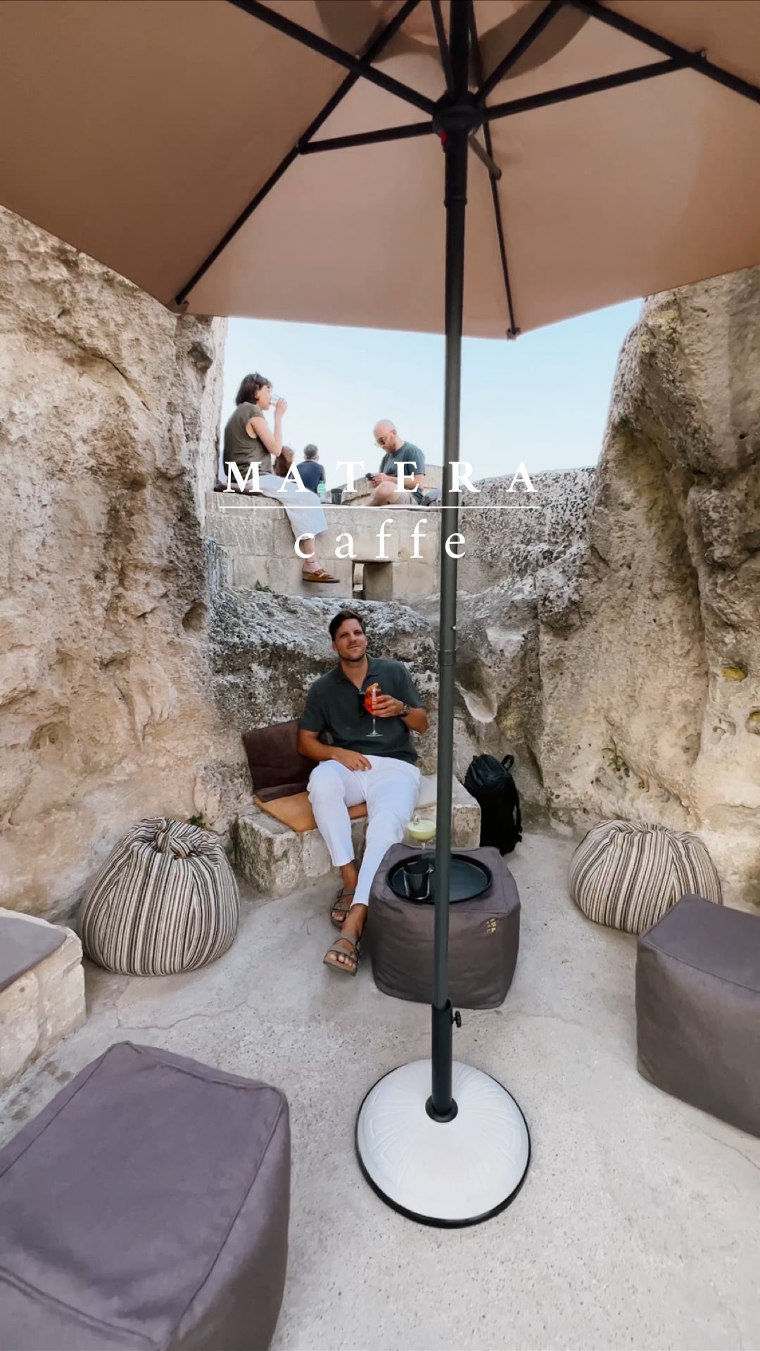 Unique Cave Bar Experience In Matera