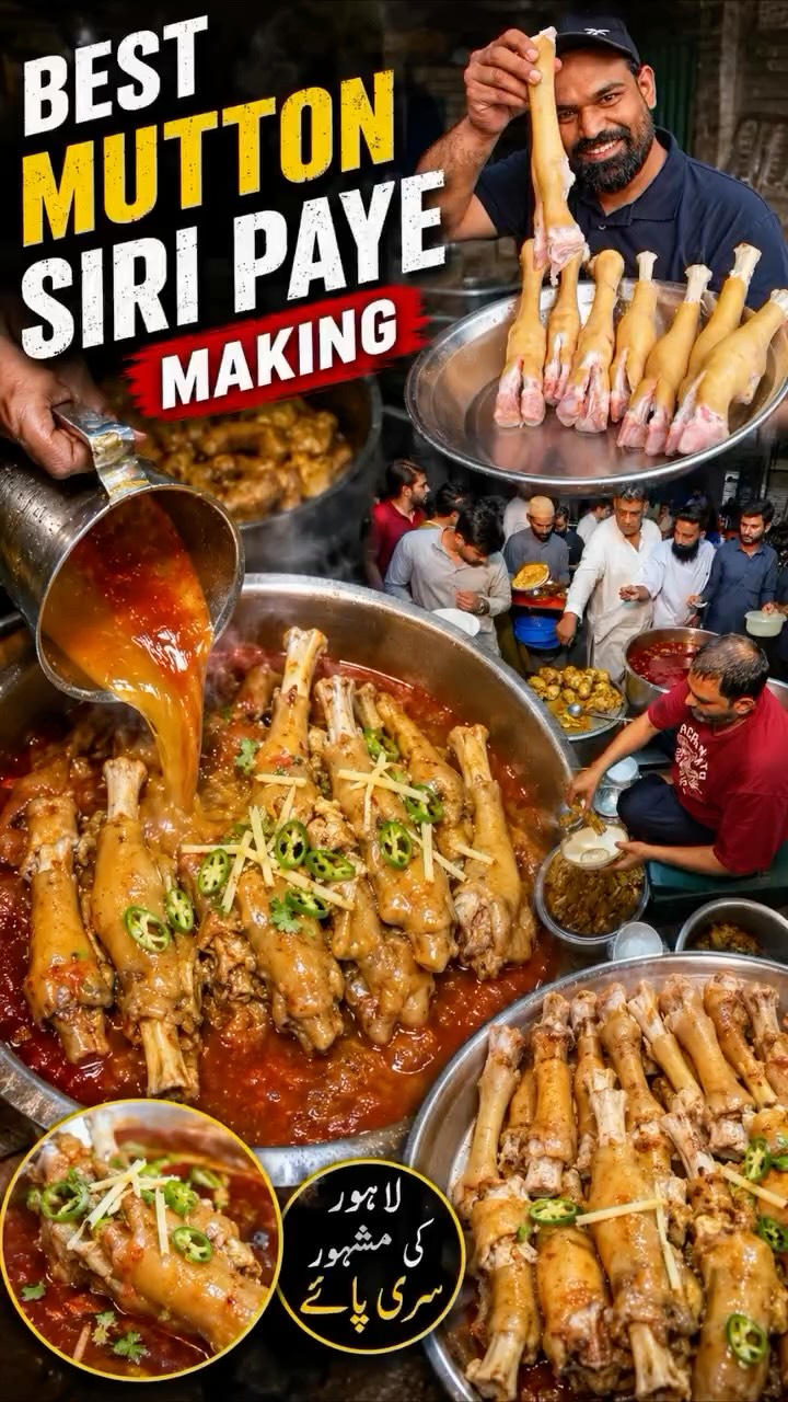 Lahore's Famous Paya and Chanay Eatery