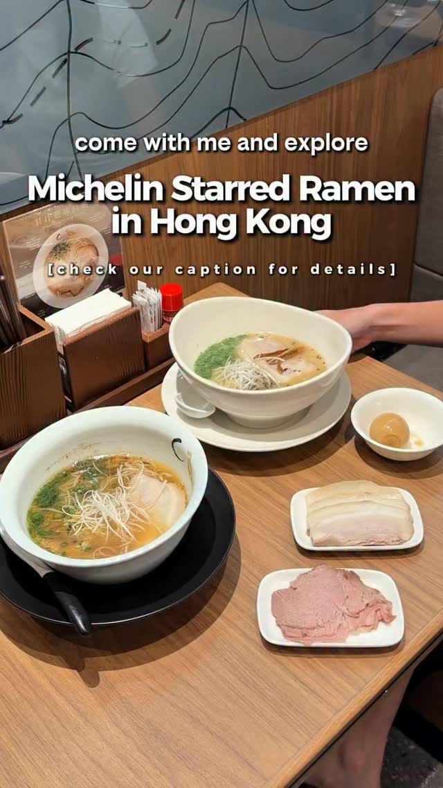 Michelin-Starred Ramen in Hong Kong