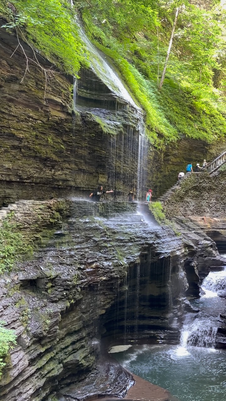 Watkins Glen State Park's Waterfalls And Tunnels